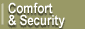 comfort and security
